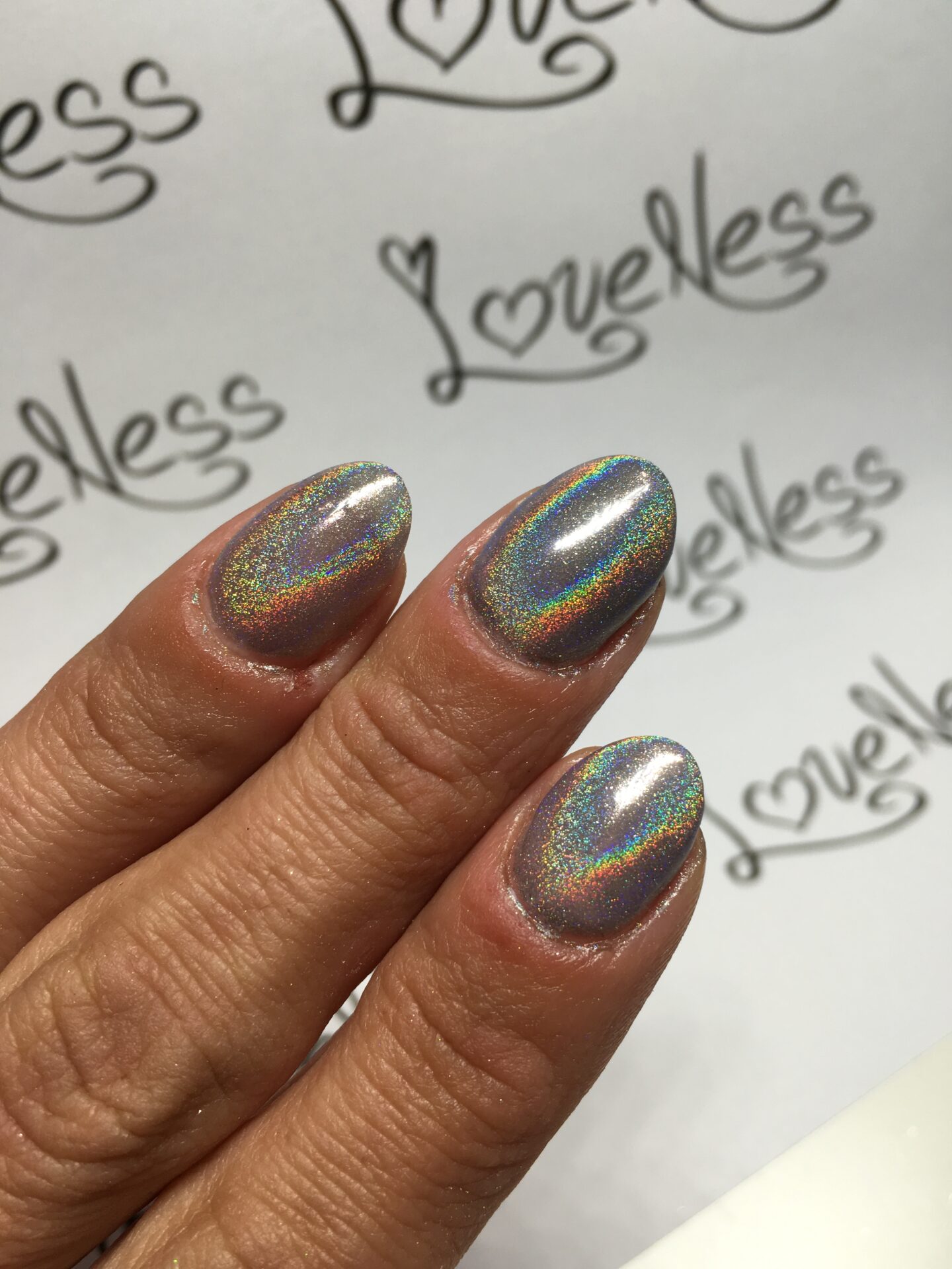 LoveNess Unicorn Nails Silver Fine