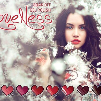 LoveNess Gel Polish Poster Cherry