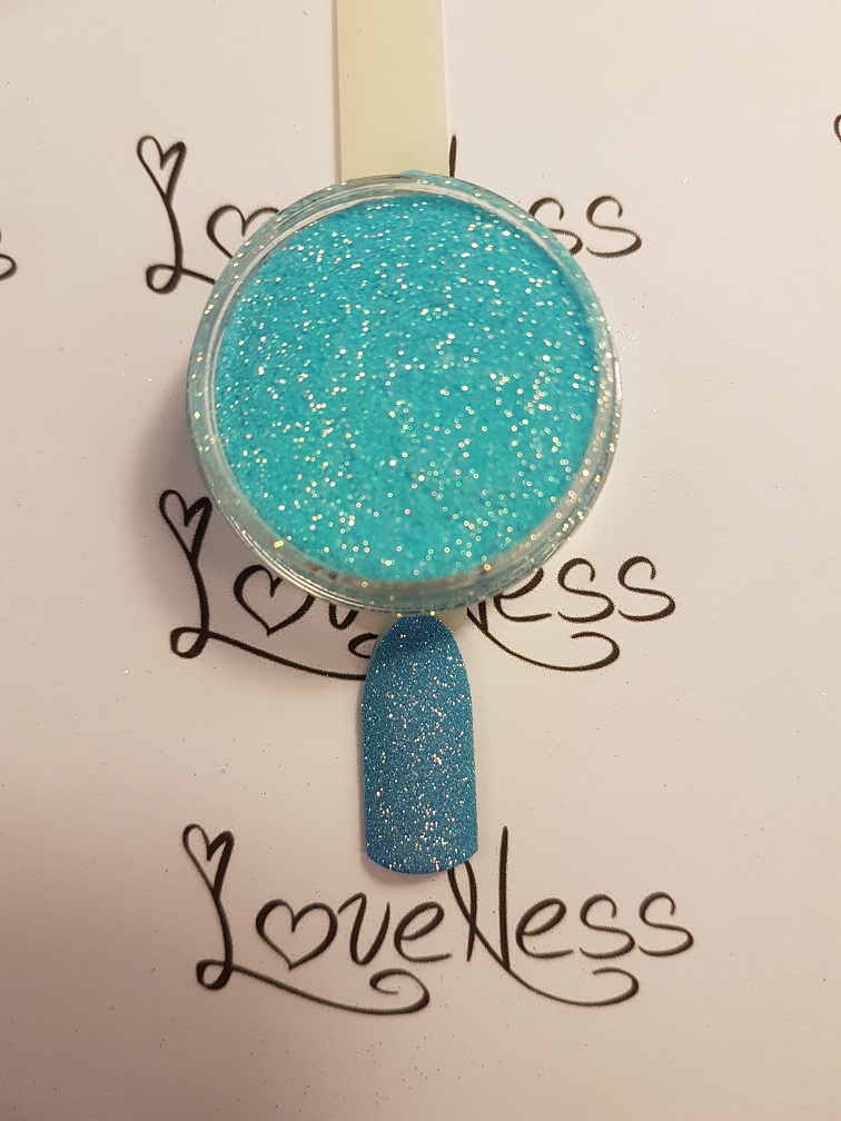 LoveNess Love 2 Sugar Glitter Nails Baby Blue 5 gr.