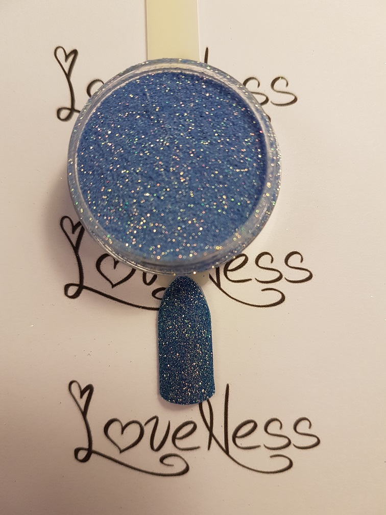 LoveNess Love 2 Sugar Glitter Nails Blue 5 gr.
