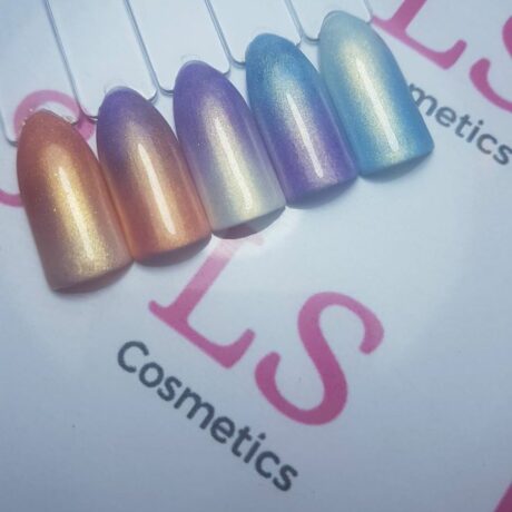 Ombre technieken pigment golden glitter penseel