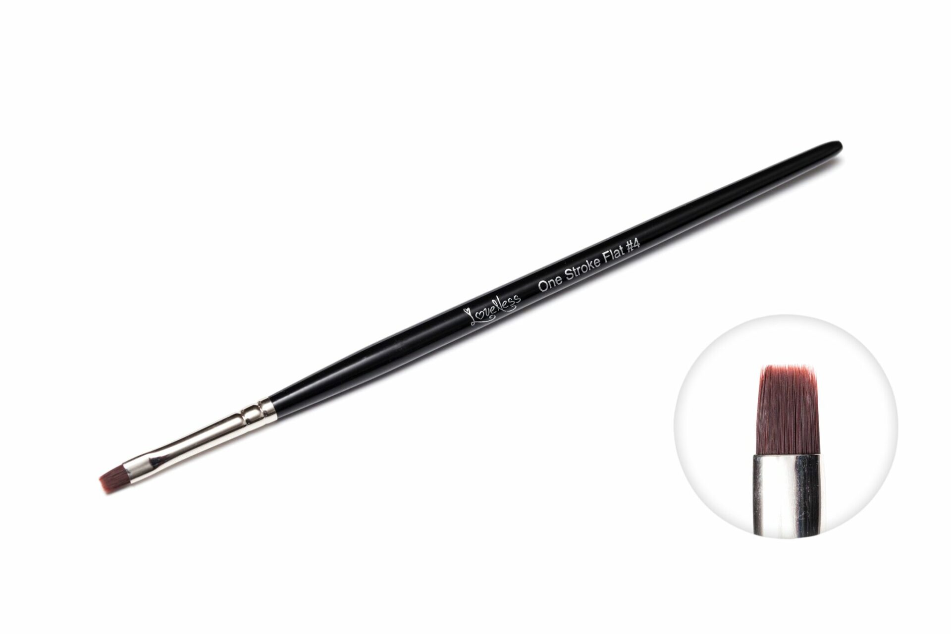 LoveNess One Stroke Brush Rectangular #4