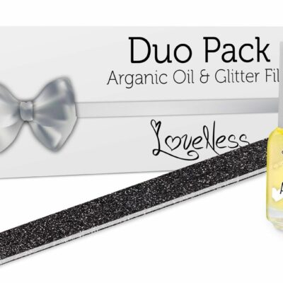 LoveNess Duo Pack Arganic Oil & Glitter File