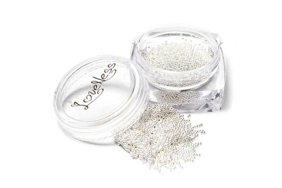 LoveNess Beads Silver 1 0.8mm