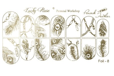 LoveNess Waterdecal Foil Gold 8