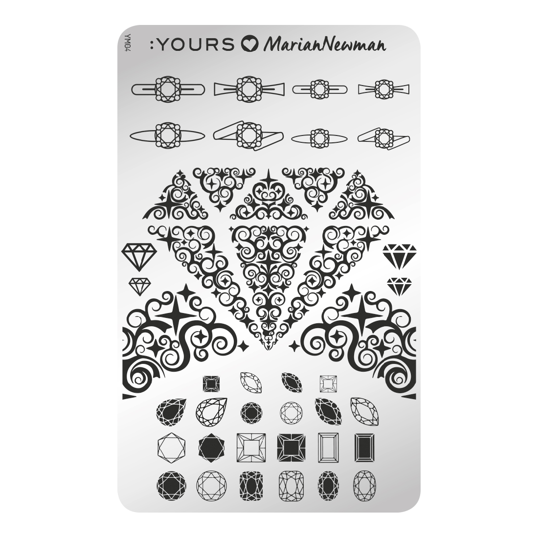 YOURS Loves Marian Newman YLM04 Diamonds are forever