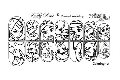 LoveNess Waterdecal Stencil 02