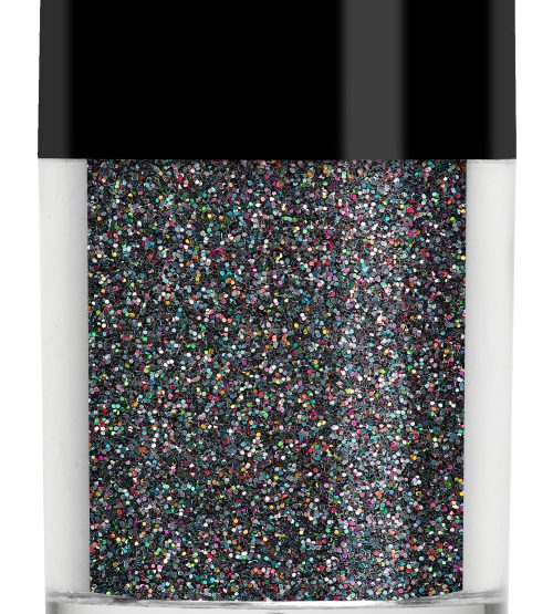 Lecenté Holographic Glitter Black 8 gr.