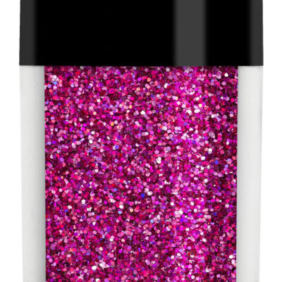 Lecenté Holographic Glitter Darkest Pink 8 gr.