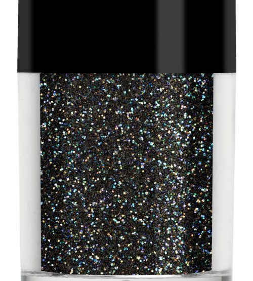 Lecenté Iridescent Glitter Rainbow Black 8 gr.