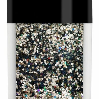 Lecenté Multi Glitz Glitter Black Gold Holographic 8 gr.