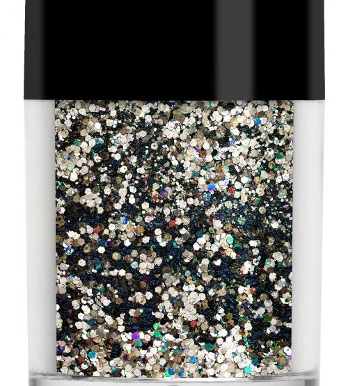 Lecenté Multi Glitz Glitter Black Gold Holographic 8 gr.