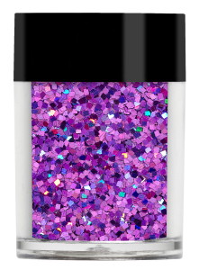 Lecenté Squares Glitter Holographic Purple 8 gr.