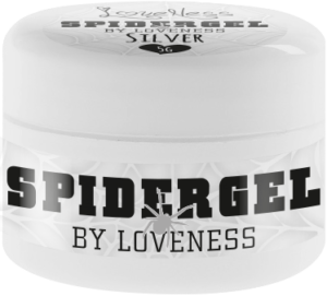 LoveNess Spider Gel Silver potje