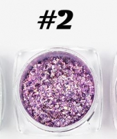 SO GUILTY Glass Glitter Purple