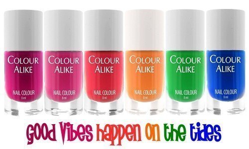Colour Alike Good Vibes Happen On The Tides Collection