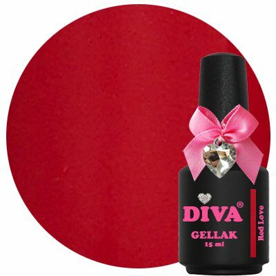 Diva Gellak Red Love 15 ml .