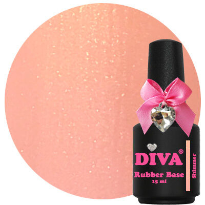 Diva Rubberbase Gellak Shimmer 15 ml
