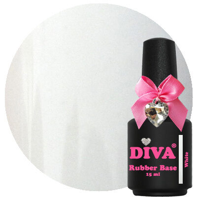 Diva Rubberbase Gellak White 15 ml