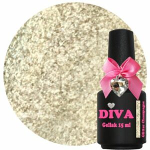 Diva Gellak Glitter Champagne 15 ml