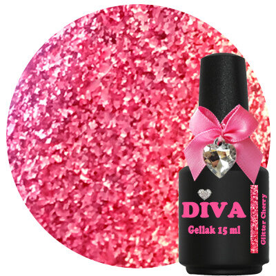 Diva Gellak Glitter Cherry 15 ml