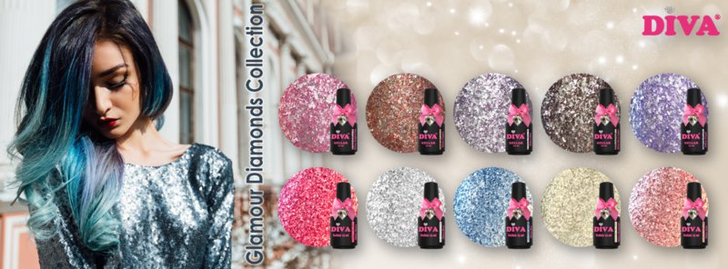 Diva Glamour Diamonds Collection 10 x 15 ml