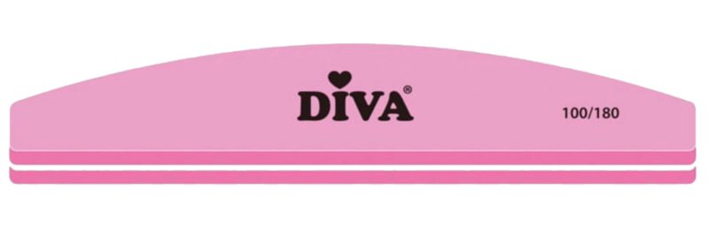 Diva Sponge Buffer Half Moon 100/180 gritt 18st