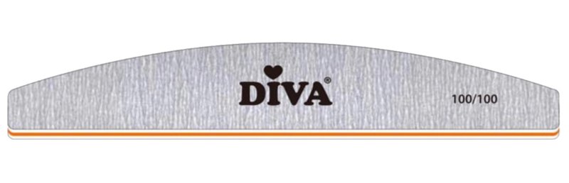 Diva Zebra File Half Moon 100/100 gritt