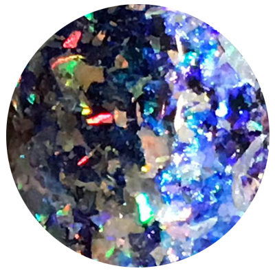 Hologram Flakes 'Jewels from Heaven' Blue