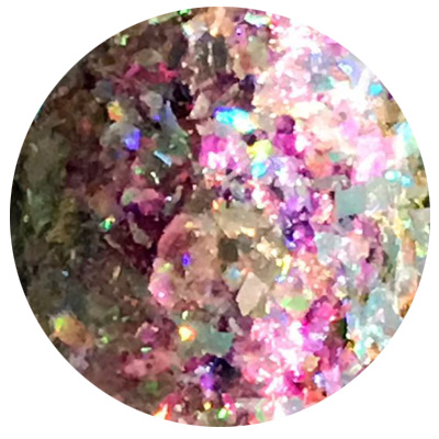 Hologram Flakes 'Jewels from Heaven' Pink