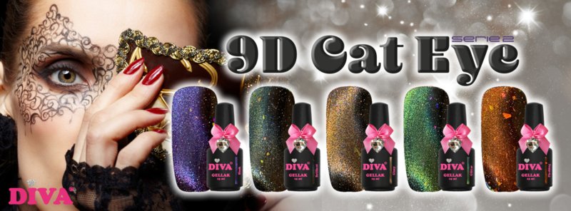 Diva Gellak 9D Cat Eye serie 2 5x15ml