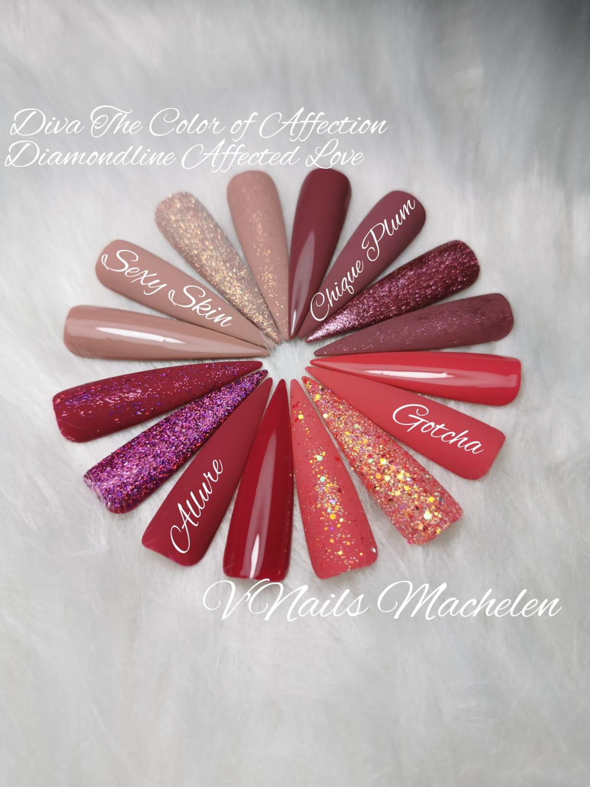 Tips by Virginie Diva Gellak The Color Affection & Affected Love Glitters