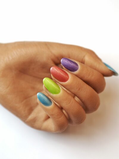 Pastel Nail Shadow Powder Blue, Spring Green, Pearl Pink, Iris Purple short.jpg