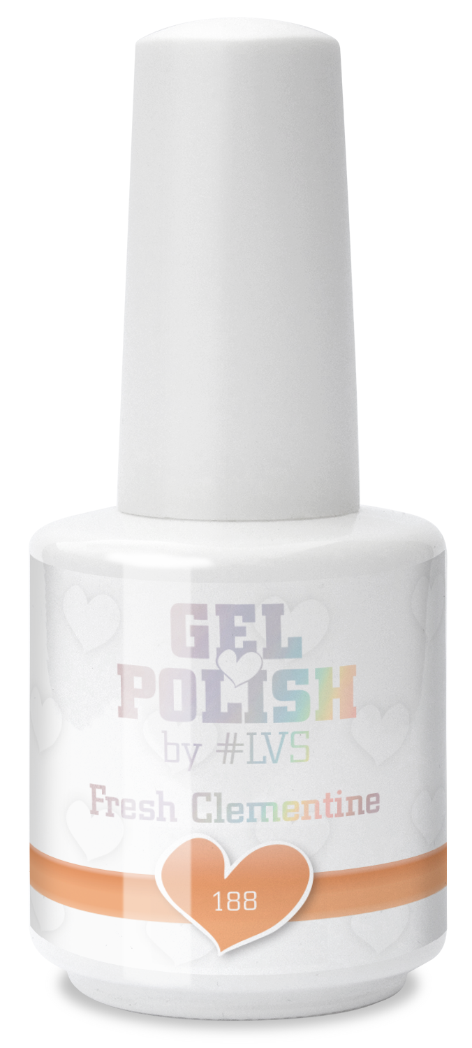 LoveNess Gelpolish 188 Fresh Clementine Bottle