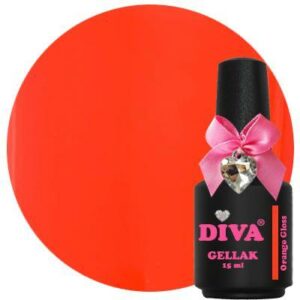 Diva Gellak dress your nails collection Orange Gloss