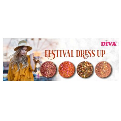 Diva Festival dress up your nails glitter collection