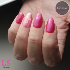 Lecenté Nail Shadow Fuchsia, Stardust Milkyway, YLD11 Lovely Flowers, White Light