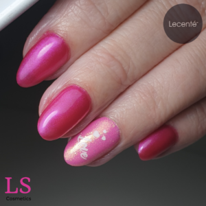 Lecenté Nail Shadow Fuchsia, Stardust Milkyway, YLD11 Lovely Flowers, White Light