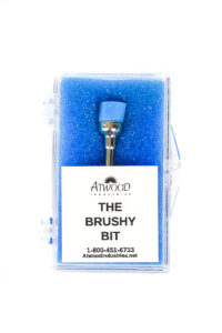 Atwood Brushy Bit Blue box