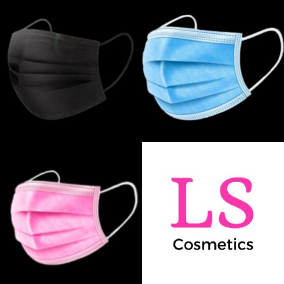 Mondmasker 3-laags met elastiek, 50 stuks