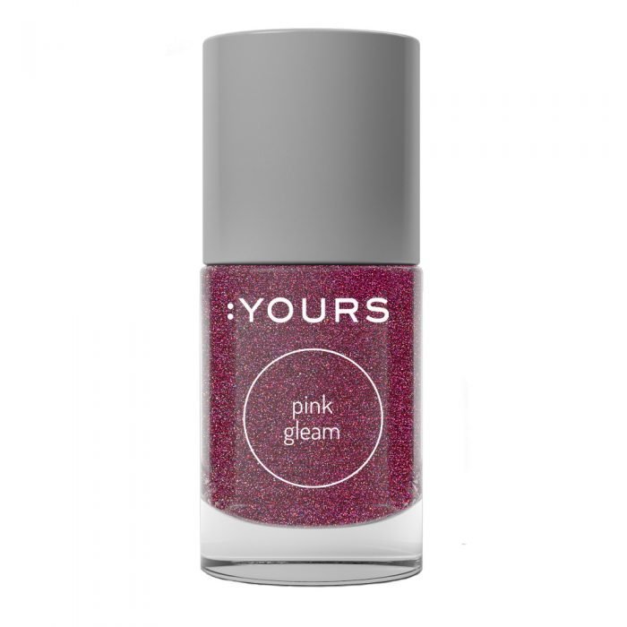 YOURS Stempellak Pink Gleam 10 ml (holografisch)