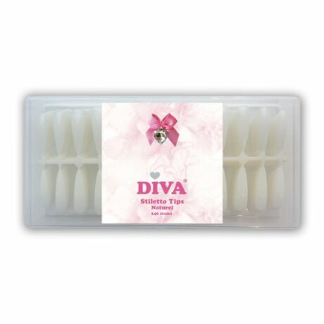 Press-On Show Tips Stiletto Naturel in een box 240 Pcs