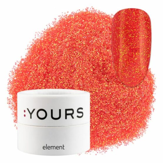 :YOURS Element Iridazzling Glitter Orange Jazz