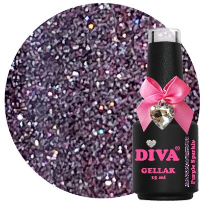 Diva Gellak Cat Eye Purple Sparkle