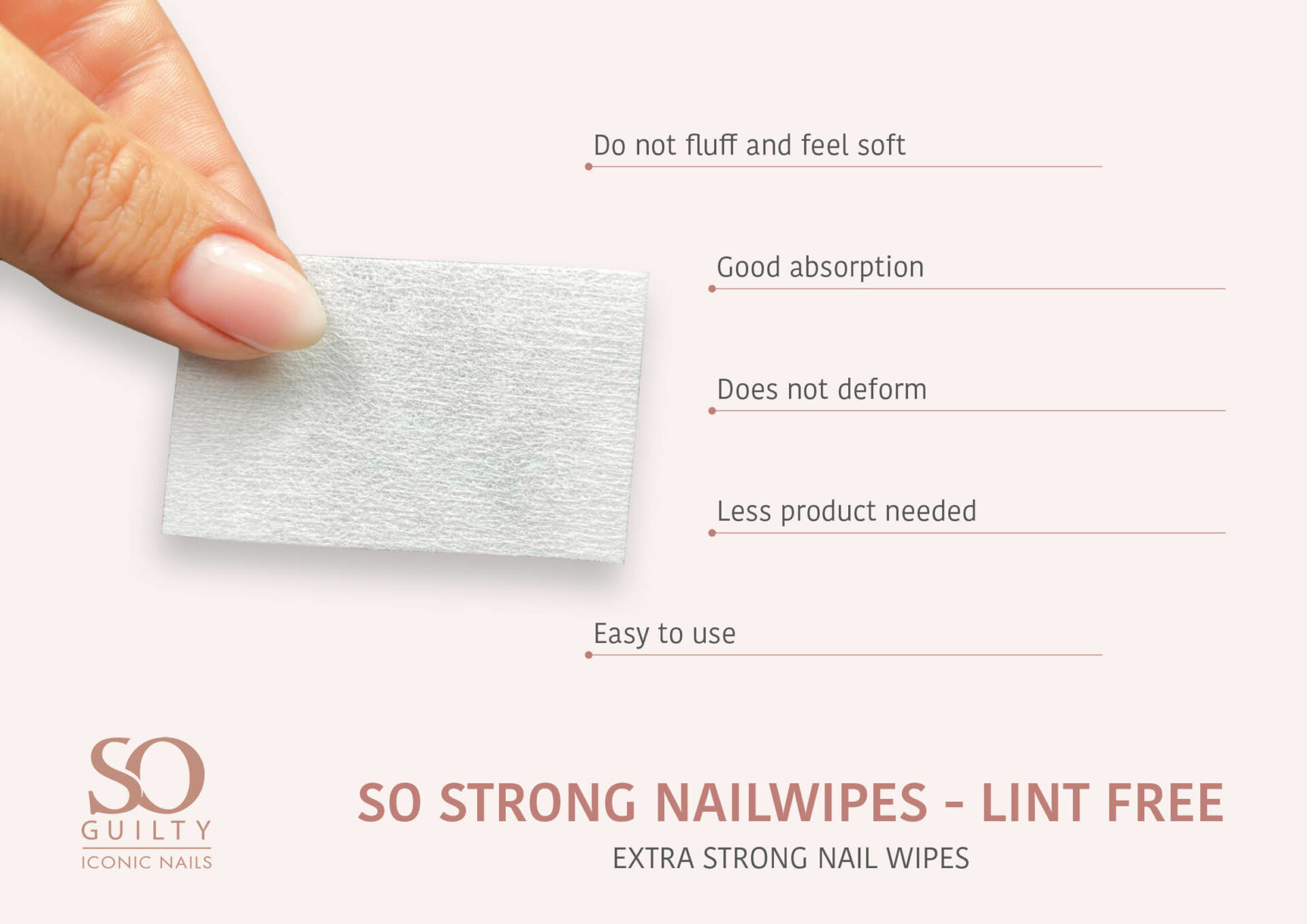 SO Guilty Strong Lint Free Wipes 900 st