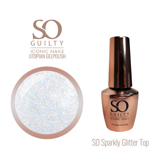 SO GUILTY Glitter Top Sparkly