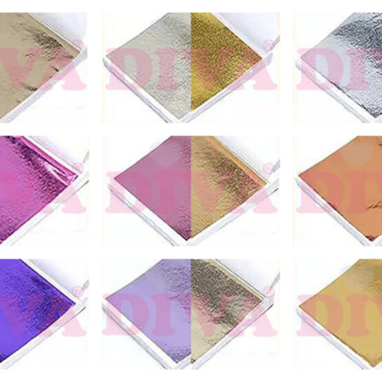 Diva Bladgoud Folie Set 12 kleuren