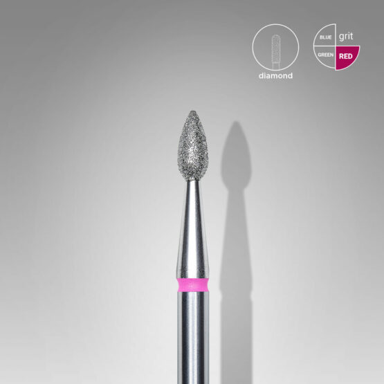 Staleks Diamond Bit Drop Red 2.3mm