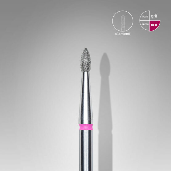 Staleks Diamond Bit Pointed Bud Red 1.8mm