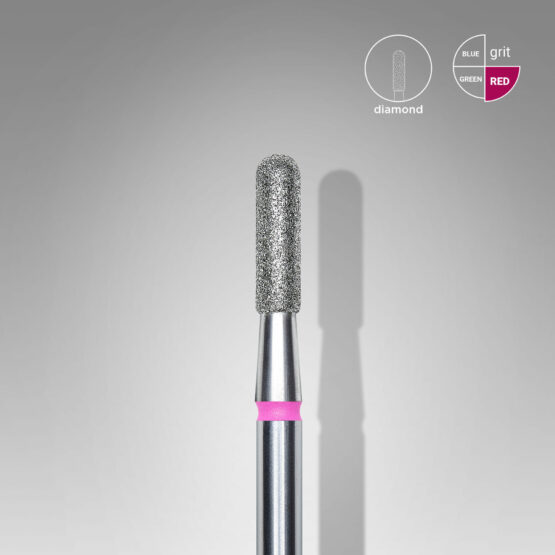 Staleks Diamond Bit Rounded Cylinder Red 1.4mm